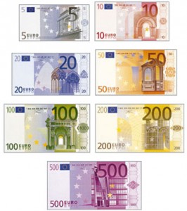 Euro papiergeld